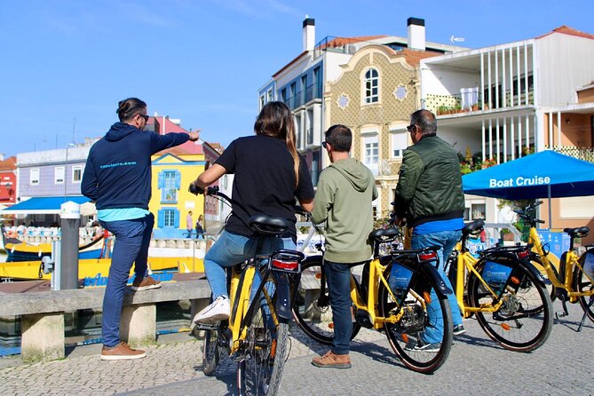 From Porto: E-Bike Tour in Aveiro, Boat Trip and Costa Nova!