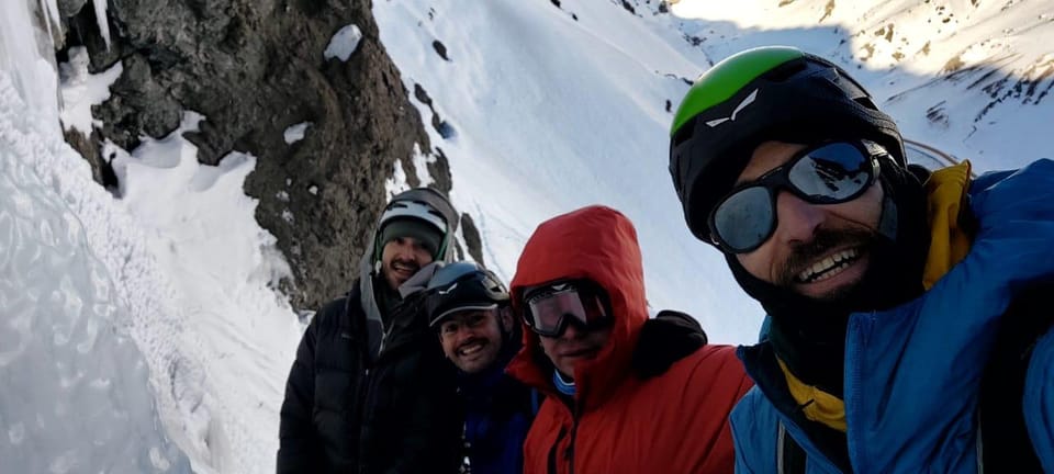 Full-Day Ice Climbing in Portillo Near Santiago