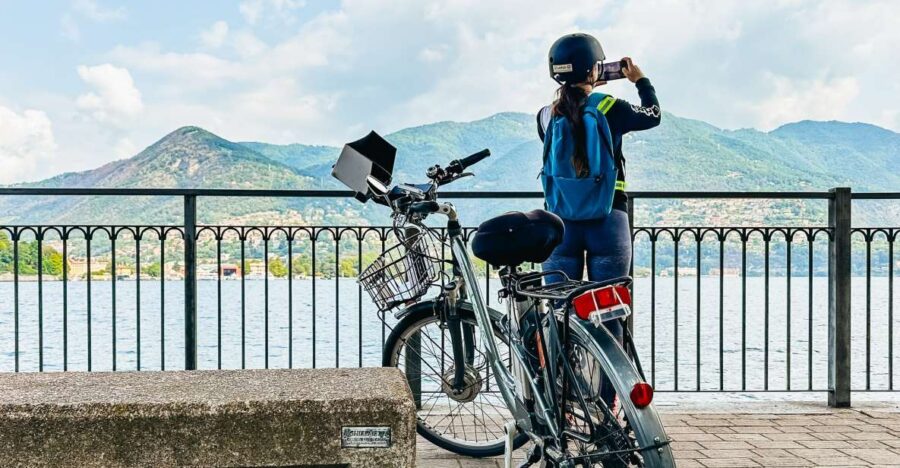 Lake Como: Ebike Tour With Live Guide, Ehelmet, and Ipad