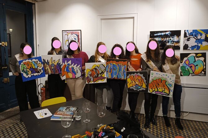 Rue Bezout Street Art Apéritif Workshop on Canvas