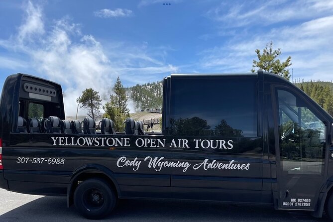 Yellowstone”Open Air” Glass Top Convertible Van West Yellowstone