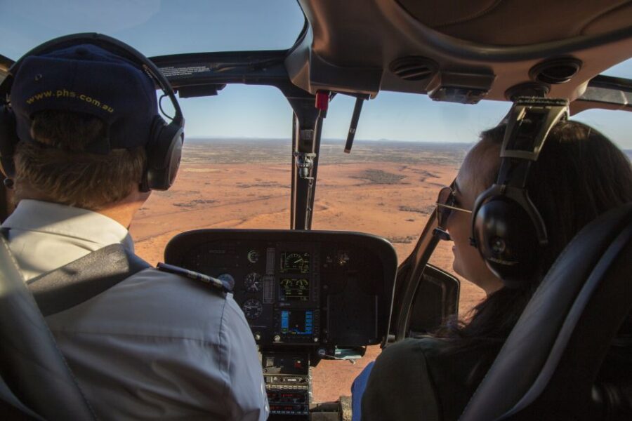 Yulara: Uluru and Kata Tjuta Sunset Helicopter Tour